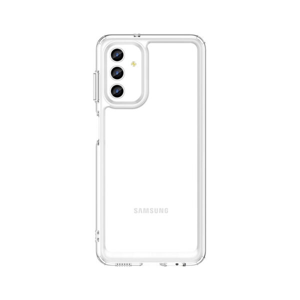 Outer Space Case Samsung Galaxy A13 5G -kuorelle joustavalla läpinäkyvällä kehyksellä